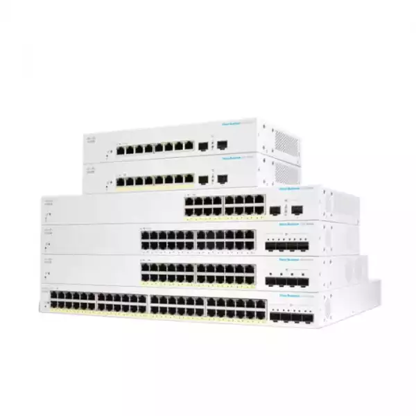 CISCO Business Switching CBS220 Smart 24-port Gigabit 4x10G SFP+ uplink