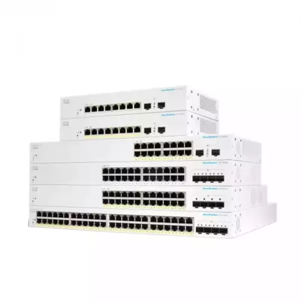 CISCO Business Switching CBS220 Smart 48-port Gigabit 4x10G SFP+ uplink