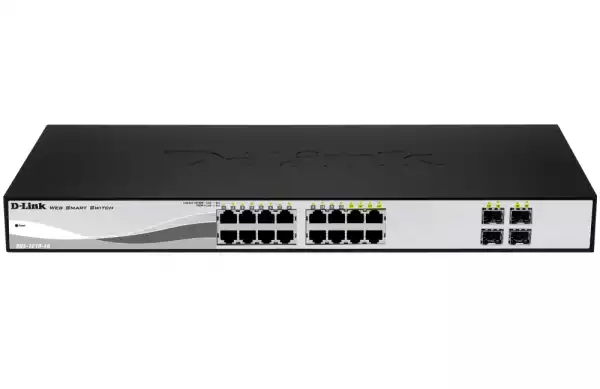 D-Link 16-port 10/100/1000 Gigabit Smart Switch + 4 SFP