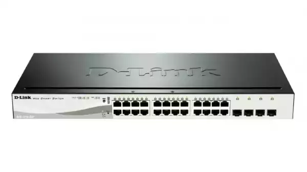 D-Link 24 PoE 10/100/1000 Base-T port + 4 SFP