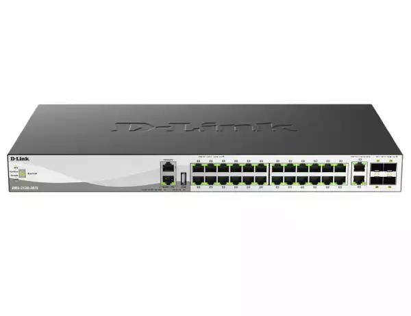 D-Link 24x100/1000/2500Base-T Layer 3 Stackable Managed Gigabit Switch with 2x10GBASE-T Ports and 4 x 25G SFP28 Ports D-Link 24x100/1000/2500Base-T Layer 3 Stackable Managed Gigabit Switch with 2x10GBASE-T Ports and 4 x 25G SFP28 Ports
