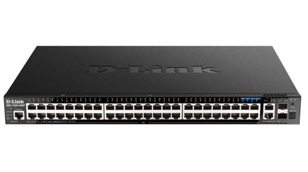 D-Link 44 ports GE PoE + 4 ports 2.5 GE PoE + 2 10GE ports + 2 SFP+ Smart Managed Switch