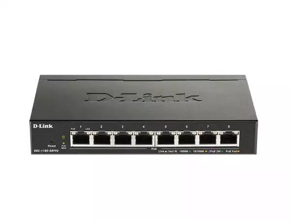 D-Link 8-Port PoE Gigabit Smart Switch