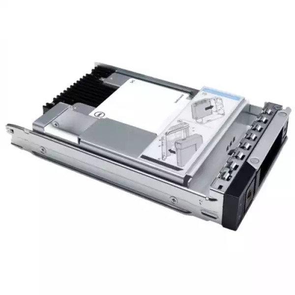 Dell 960GB SSD SAS SED Mixed Use 12Gbps 512e 2.5in w/3.5in Brkt Cabled CUS Kit