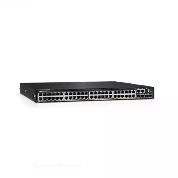Dell EMC PowerSwitch N2248PX-ON, 48x1/2.5G, PoE 30W/60W, 4x25G, 2x40G Stacking, 1xAC PSU, IO/PS airflow, OS6, Lifetime Limited Hardware Warranty
