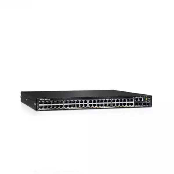 Dell EMC PowerSwitch N3248TE-ON, 48x1G, 4x10G SFP+, 2x100G QSFP28, 32GB, 1xAC PSU, IO/PS, OS6, Lifetime Limited Hardware Warranty Dell EMC PowerSwitch N3248TE-ON, 48x1G, 4x10G SFP+, 2x100G QSFP28, 32GB, 1xAC PSU, IO/PS, OS6, Lifetime Limited Hardware Warranty
