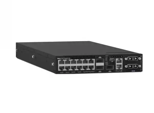 Dell EMC Switch S4112T, 12 x 10GBaseT, 3 x 100GbE QSFP28, IO to PSU, 2 x AC PSU, OS10, STOCK Smart Value, 1Yr PS NBD, 210-AOYW