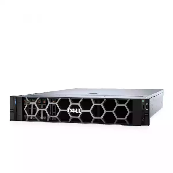 Dell PowerEdge R760XS, 8 x 2.5" (SAS, SATA), Intel Xeon Silver 4410Y (2Ghz, 30M), 16GB DDR5 RDIMM, 1x480GB SSD SATA RI 6Gbps 512, Rails, Bezel, Front PERC H755 Front Load, iDRAC9 Enterprise 16G, Dual 700W Titanium, 5Y ProSpt