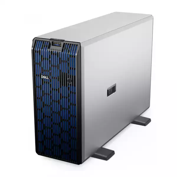Dell PowerEdge T560, Chassis 8 x3.5" Hot Plug (SAS/SATA), Xeon Silver 4410Y (12C/24T,30M Cache), 16GB RDIMM 5600, 1x480GB SSD SATA RI, Parallax Security Bezel, Broadcom 5720, PERC H755, iDRAC9 Ent 16G, No Riser, 2x700W Hot Plug, Basic NBD 3Y