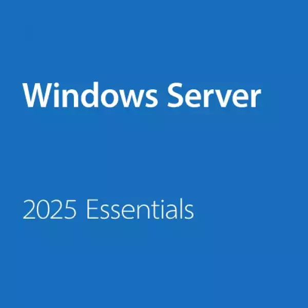 Dell Windows Server 2025 Essentials, No Media, WS2019 Ess Downgrade w/DVD Media, Multi Lang, Customer Kit, only for Sale with Dell Server