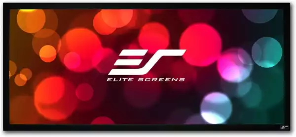 Elite Screen R166WH1-Wide, 166" (2.35:1), BLACK FRAME, 388 x 165.1 cm, CineWhite