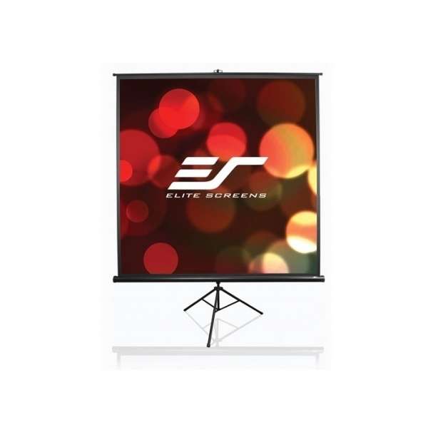 Elite Screen T119UWS1 Tripod, 119" (1:1), 213.4 x 213.4 cm, Black