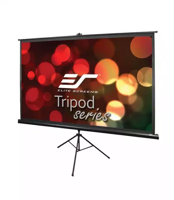 Elite Screen T72UWH Tripod, 72" (16:9), 160.0 x 89.0 cm, Black
