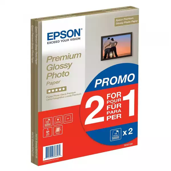 EPSON Premium Glossy S042169 - hartie foto A4 255g/mp 30coli