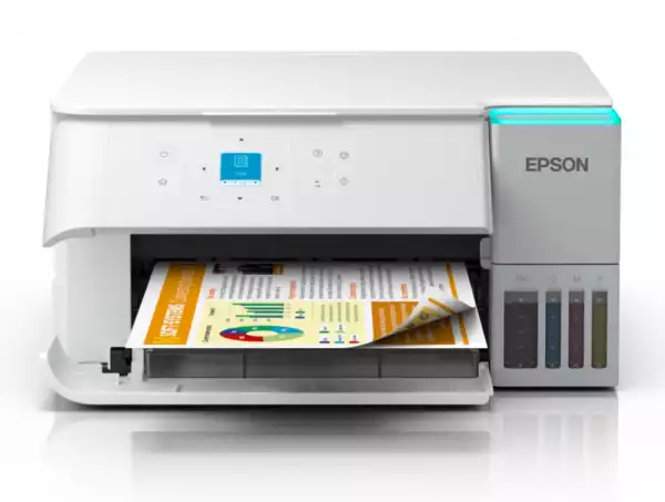 EPSON EcoTank L4366 MFP White 33/20ppm A4 Wi-Fi Duplex All-in-One Ink Tank Print Scan Copy
