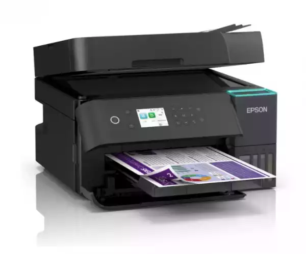 EPSON EcoTank L6370 MFP Black 35/23ppm A4 Wi-fi Duplex All-In-One Ink Tank Print Scan Copy