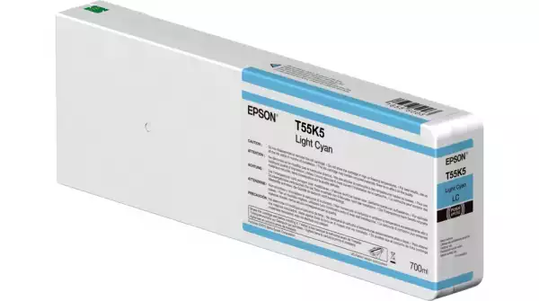 EPSON Singlepack Light Cyan T55K500 UltraChrome HDX/HD