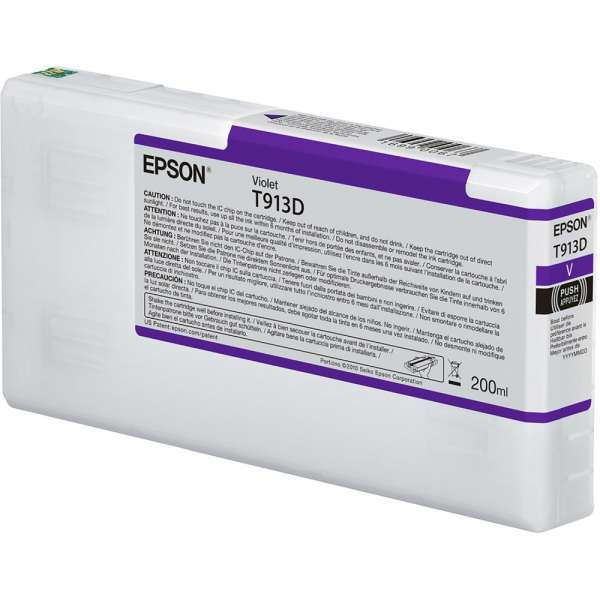EPSON 5LB T913D Violet Ink Cartridge 200ml EPSON 5LB T913D Violet Ink Cartridge 200ml