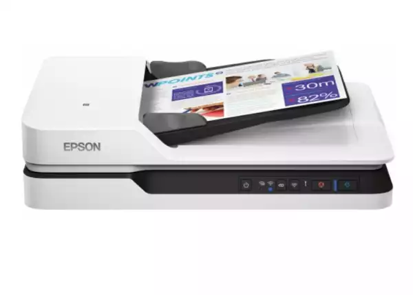 EPSON WorkForce DS-1660W Document scanner Duplex A4 1200x1200dpi 25ppm ADF 50sheets 1500scans/d USB 3.0 Wi-Fi