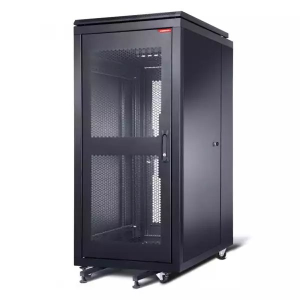 Formrack 19" Server rack 32U 600/1000mm, perforated front and back door, openable locking sides, height: 1653mm, loading capacity: 1000kg (does not include castor/feet group)