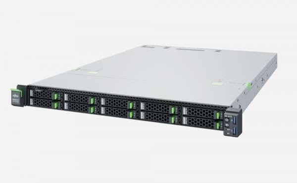 Fujitsu PRIMERGY RX1330M6, SFF, 2x MODULAR PSU  500W titanium hp, ERP LOT9 CONFIGURATION 1, XEON 6369P 8C/16T 3.3GHz, 1x32GB U ECC DDR5-4800 2Rx8, RACK MOUNT kit, REGIONAL KIT EUROPE, IRMCS6 ELCM LIC, IRMC ADV PACK, TPM 2.0 V2, NO POWER CORD