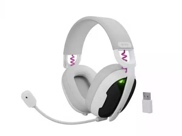 Fury Gaming Headset, Fukiya F6, Wireless With Microphone, White