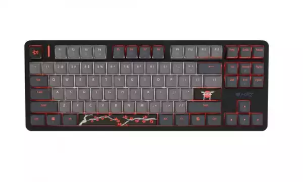 Fury Gaming Keyboard Kanabo K6, US layout, Magnetic backlight, Mechanical, Black-Grey