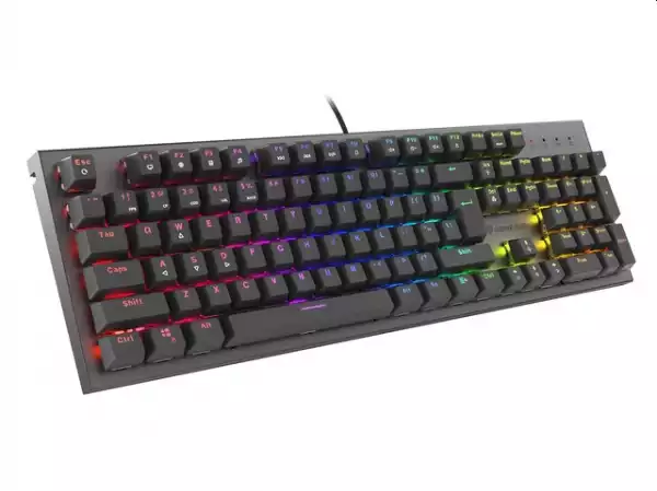 Genesis Mechanical Gaming Keyboard Thor 303 RGB Backlight Red Switch Hot Swap US Layout Black