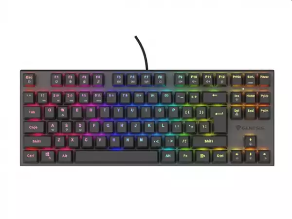 Genesis Mechanical Gaming Keyboard Thor 303 TKL Silent Switch RGB Backlight US Layout Black