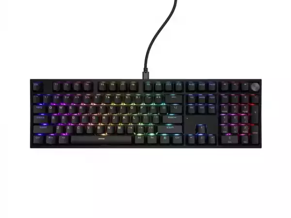 Genesis Mechanical Gaming Keyboard Thor 404 Black RGB Backlight Outemu Peach Silent, US Layout