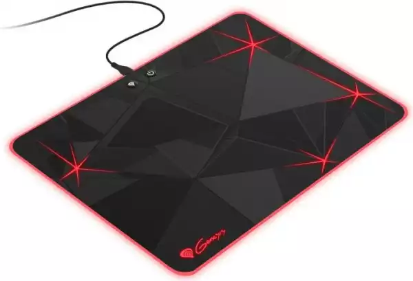 Genesis Mouse Pad Boron 700 Led Black 350X250mm