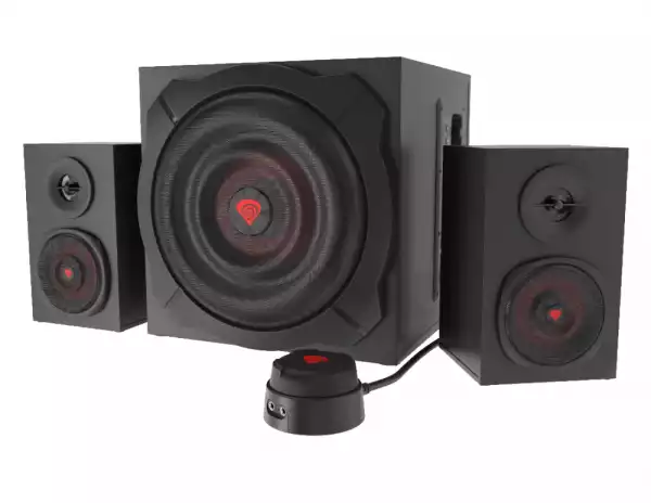 Genesis Speakers Helium 610BT 60W Rms 2.1 Black Wired Remote Control