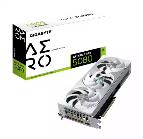 Gigabyte GeForce RTX 5080 16GB GDDR7 Aero OC SFF