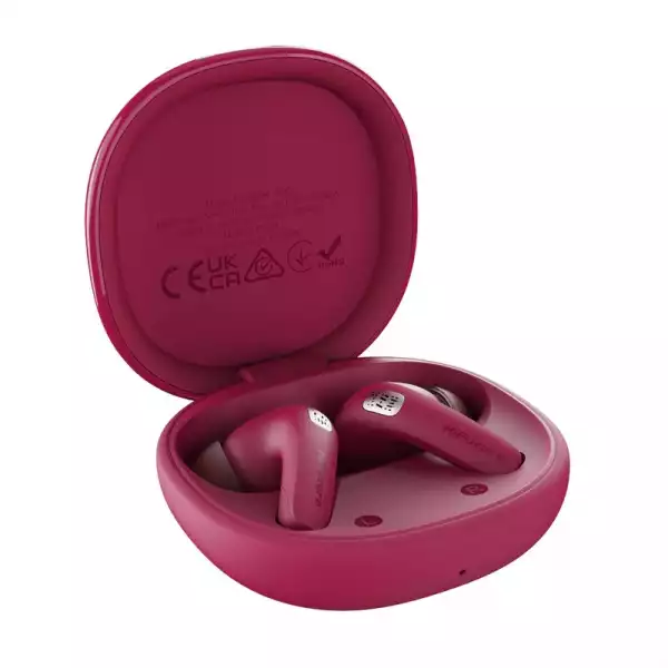HiFuture FlyBuds 4 ANC Hot Pink, Active Noise Cancelling, 4 MICS ENC, Wireless 5.4, Up to 10 Hours Battery Life by one charge, IPX5, Ultra Bass, Up to 35 Hours Battery Life Combined