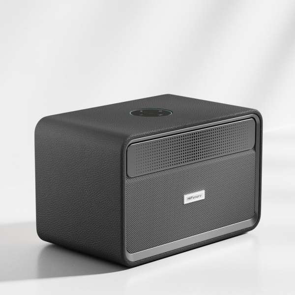 HiFuture Passion X Black, 100W Output (Max.Power), Built-in Powerful DSP with DynaBoost Technology, Crafted Wood Cabin, Wireless 5.4, Two-Way Full Range Speaker System, Built-in 8000mAh High-Performance Battery System, Pair to Stereo Sound System(TWS Mod