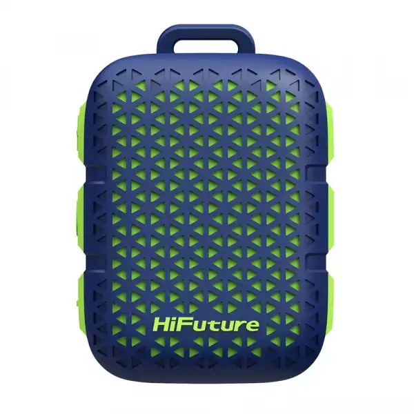 HiFuture Pocket S Blue,  Bluetooth 5.4, IPX7 Waterproof, 5W Output, Pair to Play (TWS Mode), Up to 8 Hours Playtime, Support Clip for Wear, Support Magnetic