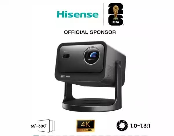 Hisense C3 Smart mini Laser Projector, 4K Ultra HD 3840x2160, 2000:1, 2500 lum, 60 Hz, Digital Zoom,Dolby Vision, HDR10+(decoding), HDR10, HLG, 2*10W, Silver