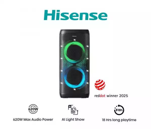 Hisense Party  Thunder, 620W, BT, 18h play, Black