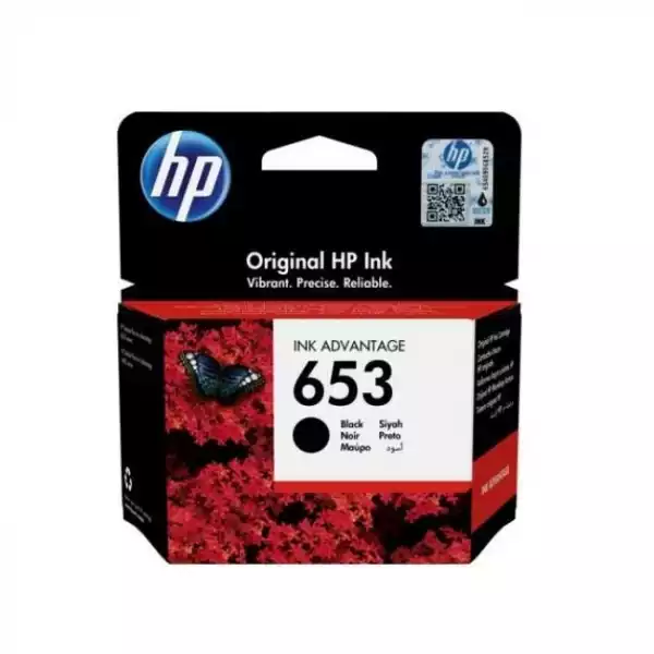 HP 653 Black Original Ink Advantage Cartridge