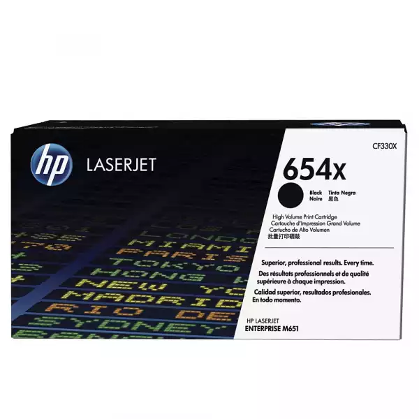 HP 654X original Toner cartridge CF330X black high capacity 20.500 pages 1-pack