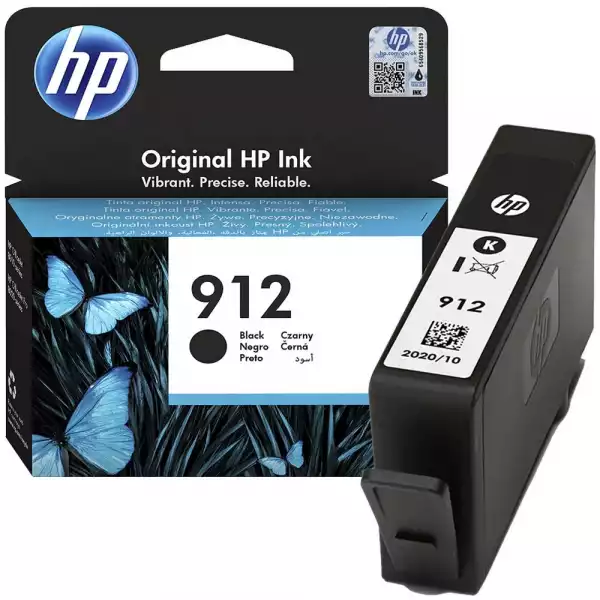 HP 912 Black Original Ink Cartridge HP 912 Black Original Ink Cartridge