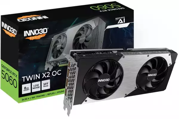 Inno3D GeForce RTX 5060 8GB GDDR7 Twin X2 OC Inno3D GeForce RTX 5060 8GB GDDR7 Twin X2 OC
