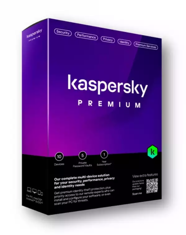 Kaspersky Premium + Customer Support Eastern Europe Edition. 1-Device 2 year Base Download Pack Kaspersky Premium + Customer Support Eastern Europe Edition. 1-Device 2 year Base Download Pack