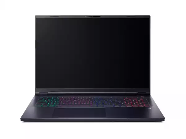Лаптоп Acer Helios Neo 18 AI, PHN18-72-996M, Intel Core Ultra 9 275HX (up to 5.4GHz, 36MB), 18" WQXGA (2560x1600) IPS 250Hz Mini LED, GeForce RTX 5070Ti 12GB, 32GB DDR5 (2x16GB), 1024GB PCIe NVMe  SSD, FHD IR camera, No OS