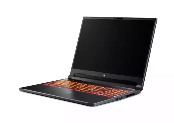 Лаптоп Acer Nitro V16, ANV16-61-R5GE, AMD Ryzen  R7 350 AI 7 (Up to 5.0GHz, 16MB), 16" WUXGA (1920x1200)IPS, 165Hz, 16GB DDR5 ( 1 slot free), 1024GB NVMe SSD, M.2 (slot free), RTX 4050 6GB GDDR6, MicroSD, FHD Cam&Mic.,WIFI6E+BT, Backlit kbd, No OS, Black