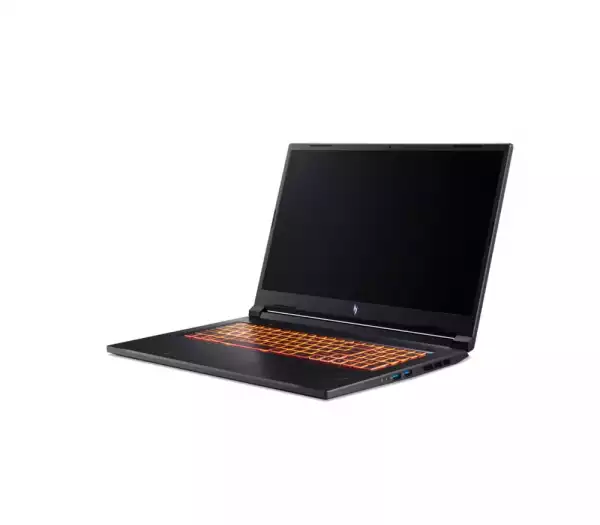 Лаптоп Acer Nitro V17 AI, ANV17-41-R3QT, AMD Ryzen 5 240 (up to 5.0GHz, 16MB), 17.3" FHD (1920x1020) 144Hz IPS, 32GB DDR5 (2*16GB), 1TB PCIe NVMe SSD +1*M.2 free, RTX 5050 8GB GDDR7, MicroSD reader, HD Cam, Wi-Fi 6E, BT 5.3, Backlit kbd, No OS, Black