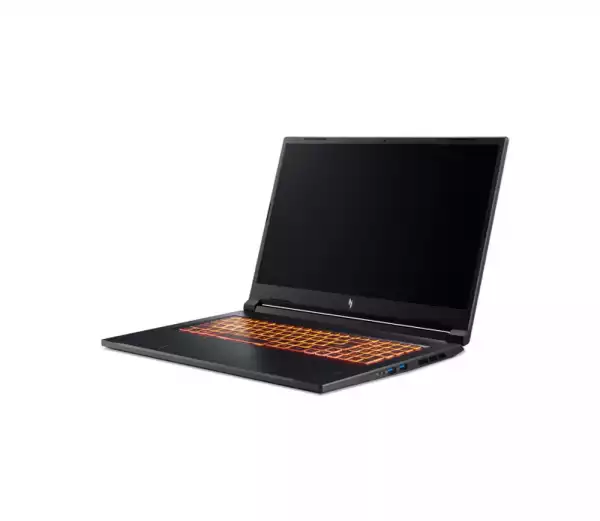 Лаптоп Acer Nitro V17 AI, ANV17-41-R5SU, AMD Ryzen R7 260 (up to 5.1GHz, 16MB), 17.3"QHD (2560x1440) IPS 165Hz, 1*16GB DDR5 (1 slot free), 1TB SSD +1*M.2 free, GeForce RTX 5070 8GB GDDR7, MicroSD, HD Cam, Wi-Fi 6E, BT 5.3, Backlit kbd, No OS, Black