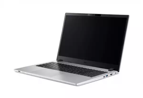 Лаптоп Acer Travel Mate P2 TMP215-55-TCO-5870, Intel Core i5-1334U (3.4GHz up to 4.6Ghz, 12MB), 15.6" (1920x1080)FHD IPS SlimBezel, 1*16GB DDR5(1 slot free), 512GB PCIe NVMe SSD,  Intel UHD Graphics, Micro SD reader, TPM 2.0, Wifi 6E, BT 5.1, No OS, Silver, 3Y