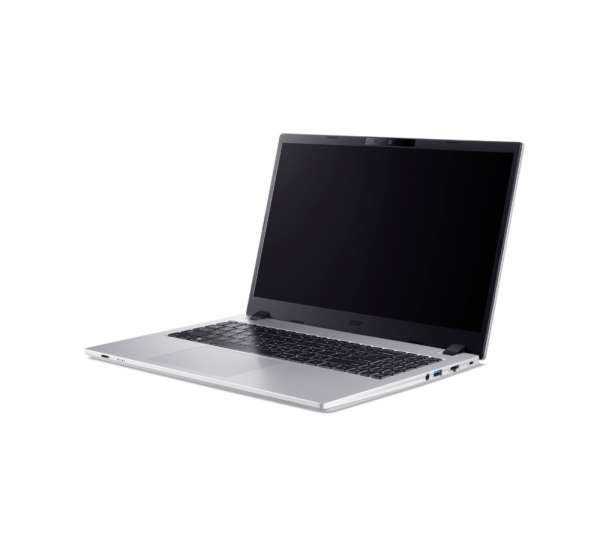 Лаптоп Acer Travelmate TMP215-55-TCO-70H3, Intel Core 7 150U (up to 5.40GHZ, 12MB), 15.6" FHD (1920x1080) IPS, 16GB DDR5 (1 slot free), 512GB NVMe SSD, Intel Iris Xe , TPM 2.0, Micro SD, Wi-Fi 6E, BT 5.1, KB Backlit, EPEAT, EnergyStar, no OS,  Silver, 12 Mth.