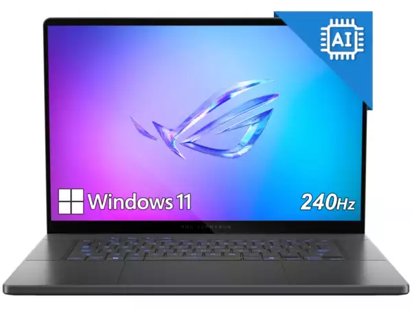 Лаптоп Asus ROG Zephyrus 16,GU605CR-QR118W, INTEL ARL H Core Ultra 9,16.0 OLED WQXGA (2560X1600) 16:10 400nits(HDR 500nits) Glare , 240 Hz,LPDDR5X 32GB ( onbd) ,1TB G4,RTX5070 Ti 12GB,Wi-Fi 7 ,Backlit Chiclet Keyboard 1-Zone RGB, Windows 11,Eclipse Gray, Backpa Лаптоп Asus ROG Zephyrus 16,GU605CR-QR118W, INTEL ARL H Core Ultra 9,16.0 OLED WQXGA (2560X1600) 16:10 400nits(HDR 500nits) Glare , 240 Hz,LPDDR5X 32GB ( onbd) ,1TB G4,RTX5070 Ti 12GB,Wi-Fi 7 ,Backlit Chiclet Keyboard 1-Zone RGB, Windows 11,Eclipse Gray, Backpa